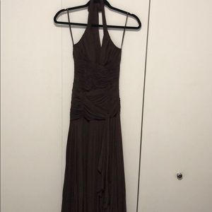 BCBG Evening Gown, Chocolate Brown, size small